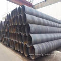 Lined spiral welded steel pipe